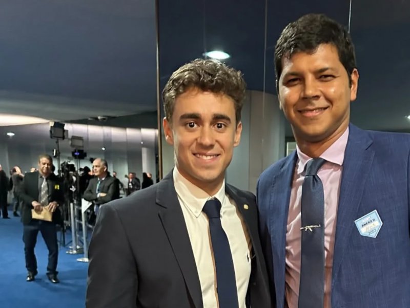 Nikolas Ferreira participará de ato de apoio a Flávio Bolsonaro em Salvador na véspera do segundo turno