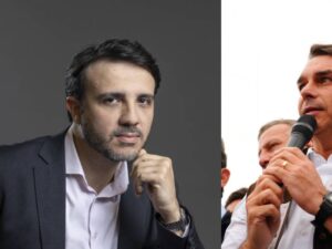 Renan Santos chama políticos bolsonaristas de “imbecis” e acusa Flávio de corrupção