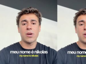 Nikolas grava vídeo em inglês e acusa esquerda de manchar imagem do Brasil no exterior