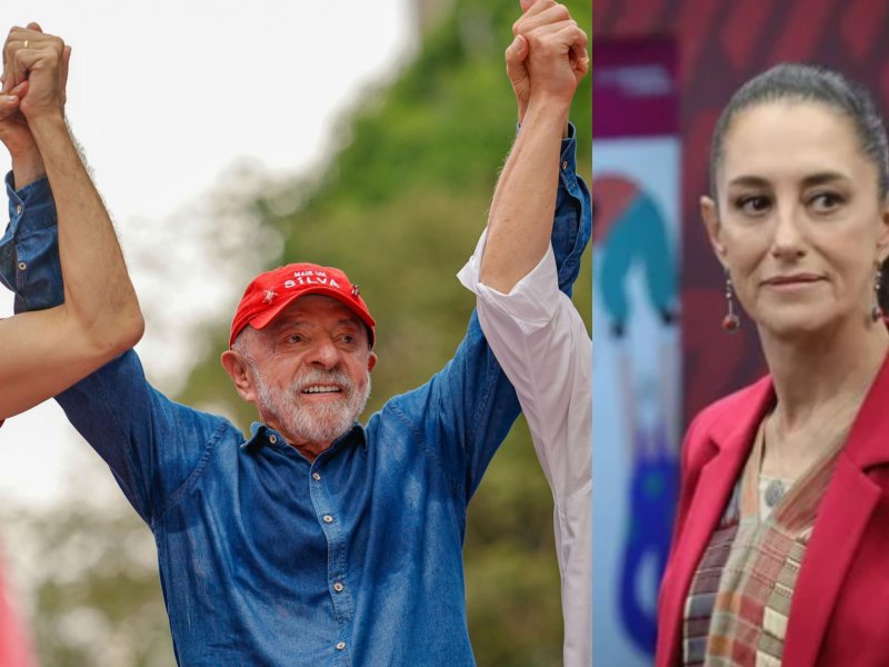 Presidente do México celebra vitória de Lula e faz gesto do “L”