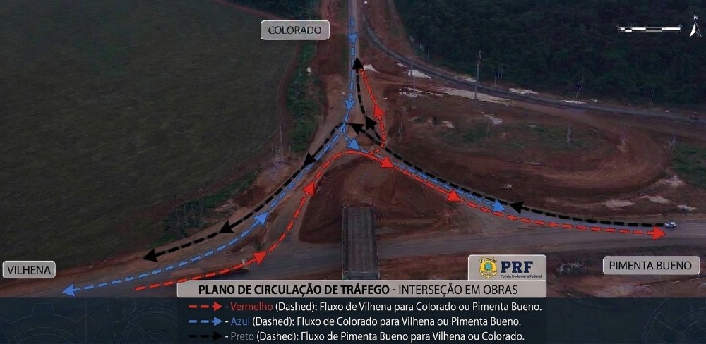 PRF anuncia mudanças no trânsito da BR-364 entre Vilhena e acessos a outras cidades – Cidades