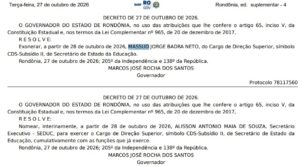 Governador demite secretário da Educação após 7 meses e nomeia cabo da PM interino