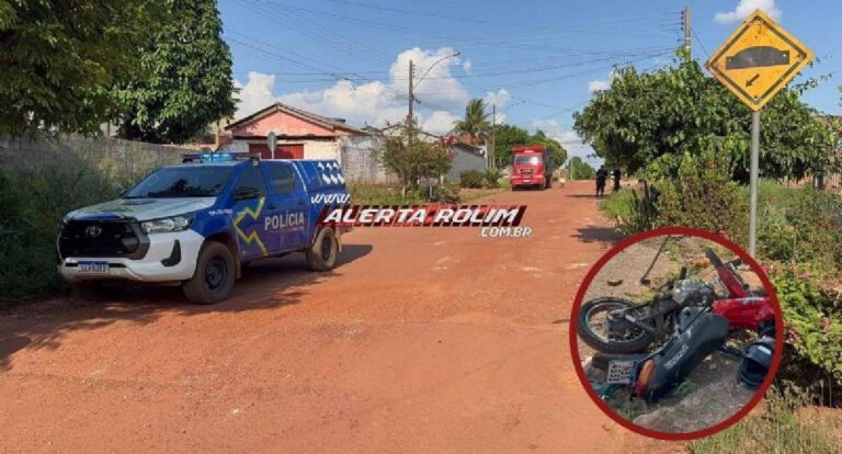 Motociclista fica ferido após queda em Rondônia