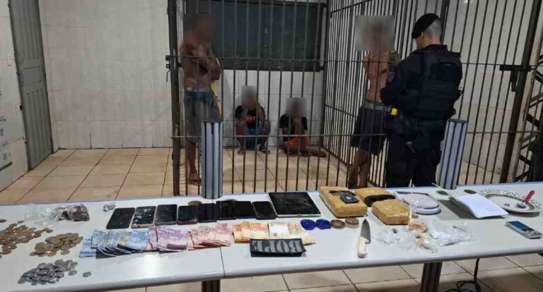 BOPE prende cinco homens e apreende adolescente por tráfico em Porto Velho