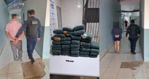 Casal é preso com mais de 40 kg de maconha em Porto Velho