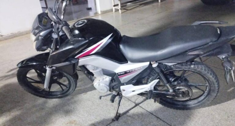 Homem é preso em Ouro Preto do Oeste com motocicleta furtada em Machadinho do Oeste