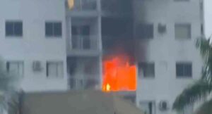 Incêndio em condomínio mobiliza Bombeiros na zona Norte