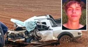 Motorista de 30 anos morre em colisão frontal entre picapes na rodovia federal BR-174 em RO