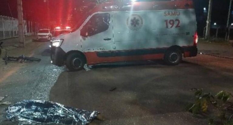 Mulher de 47 anos morre após sofrer queda de motocicleta na Avenida Mamoré