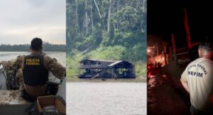 Polícia Federal e Ibama inutilizam 72 embarcações e maquinários de garimpo ilegal no Rio Madeira