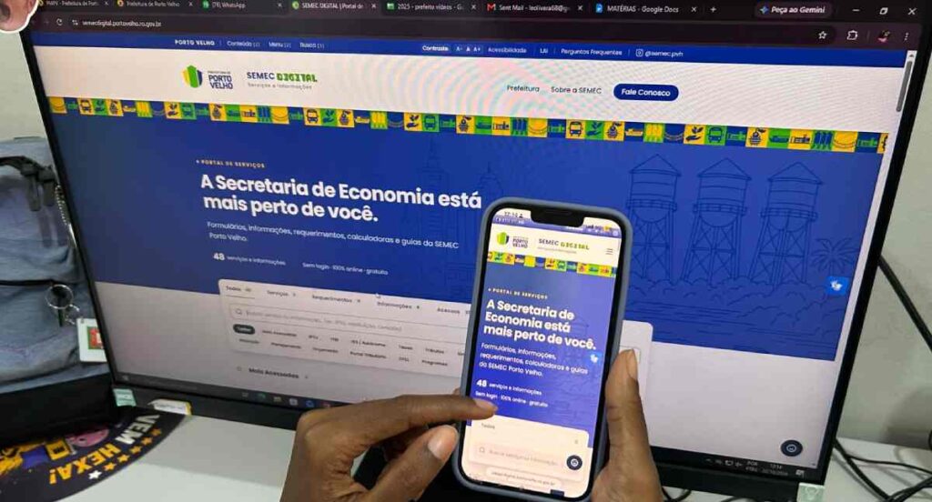 SEMEC Digital reúne serviços tributários de Porto Velho