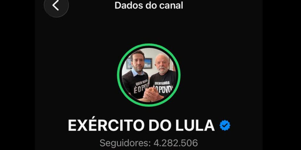Campanha registra canal Exército do Lula na Justiça Eleitoral